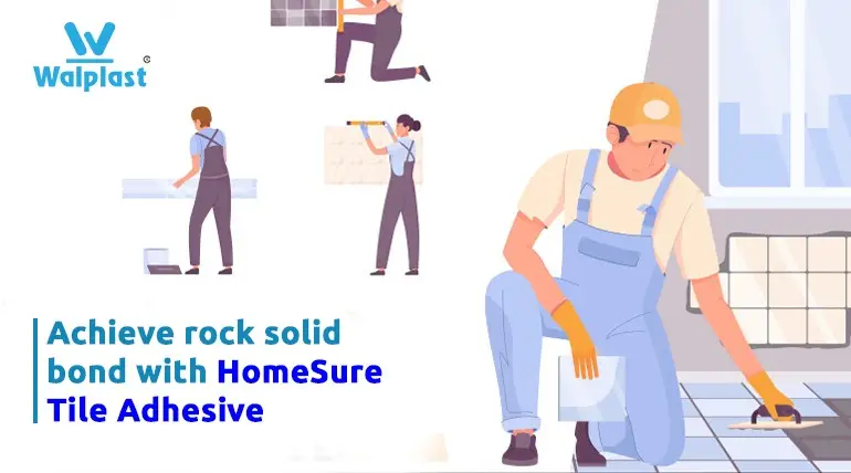 Achieve rock-solid bond with HomeSure tile adhesive
