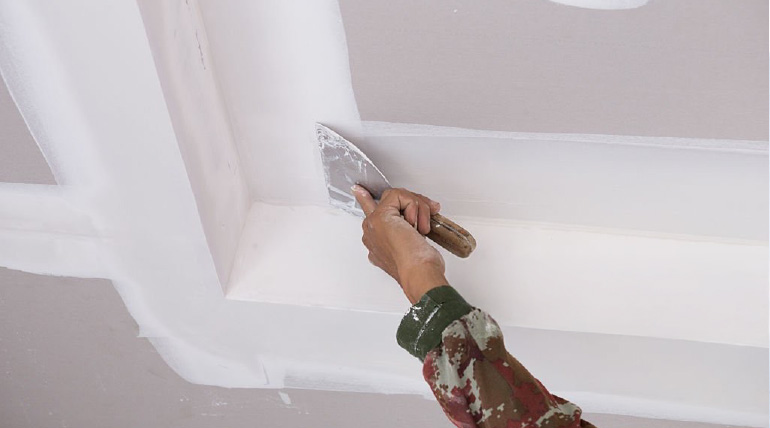 High-quality gypsum plaster for construction