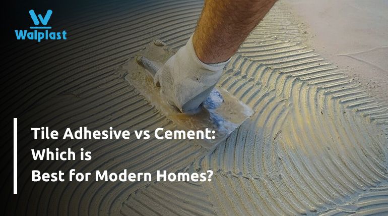 Tile adhesive vs cement which is better for flooring